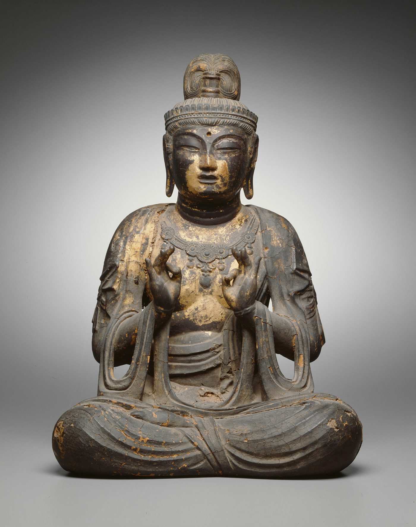 Marele Buddha al lui Vairocana, turnat din bronz și aurit, sfințit la Tōdai-ji în 752. Ochii i-au fost „deschiși” în timpul ceremoniei de un călugăr venit…