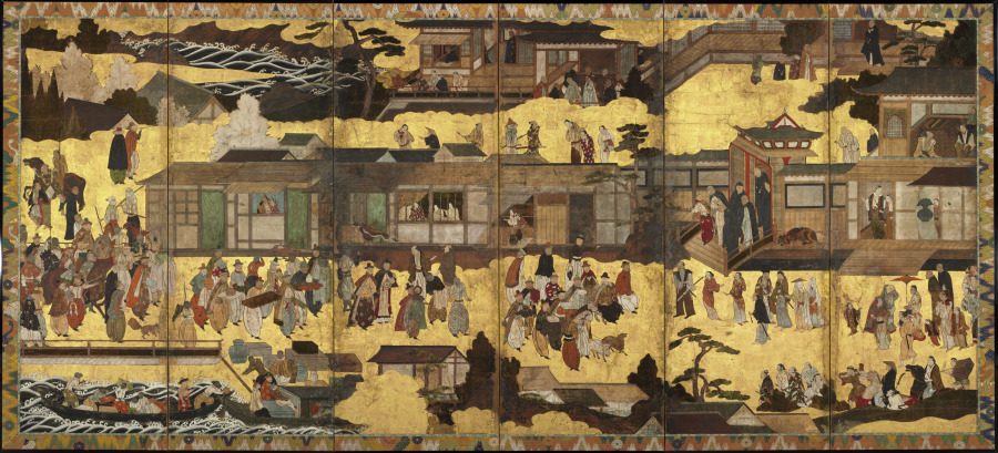 Pușcă cu fitil, așa cum a ajuns la Tanegashima în 1543: țeavă lungă, pat de lemn, mecanism cu fitil pe o parte. Japonezii au numit-o teppō — „tun de mână”…